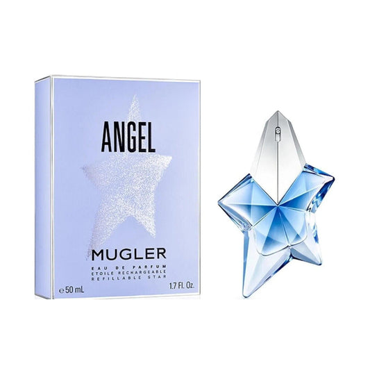 Botella Thierry Mugler Angel Recargable 50ml | Perfume Mujer con Notas de Vainilla y Chocolate